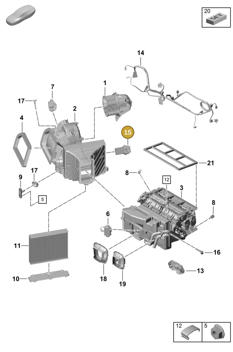 99162442301 — Porsche Boxster Spyder (2019-2020) diagram p55814000, position 15