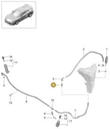 99162820801 Porsche Hose Connector