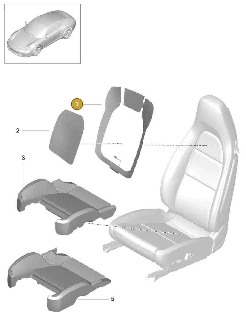 99165312602 — Porsche 991 Carrera 4 (2011-2016) diagram p38817018, position 1