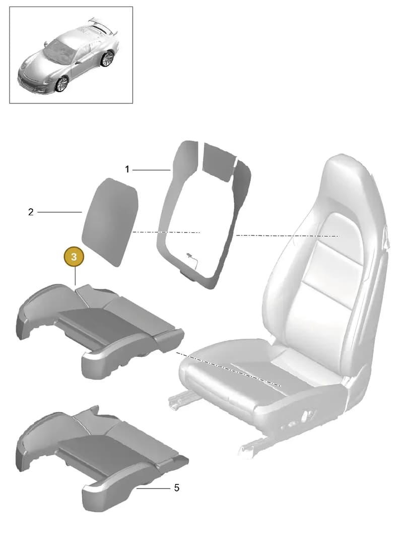99165313503 — Porsche 911 (2013-2020) diagram p41817012, position 3