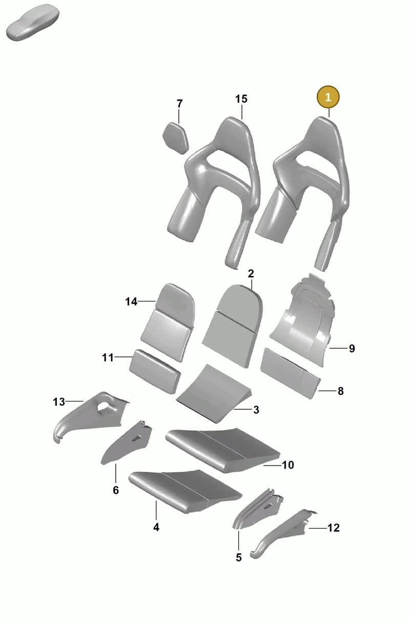 99165315502 — Porsche Boxster Spyder (2019-2020) diagram p54817310, position 1