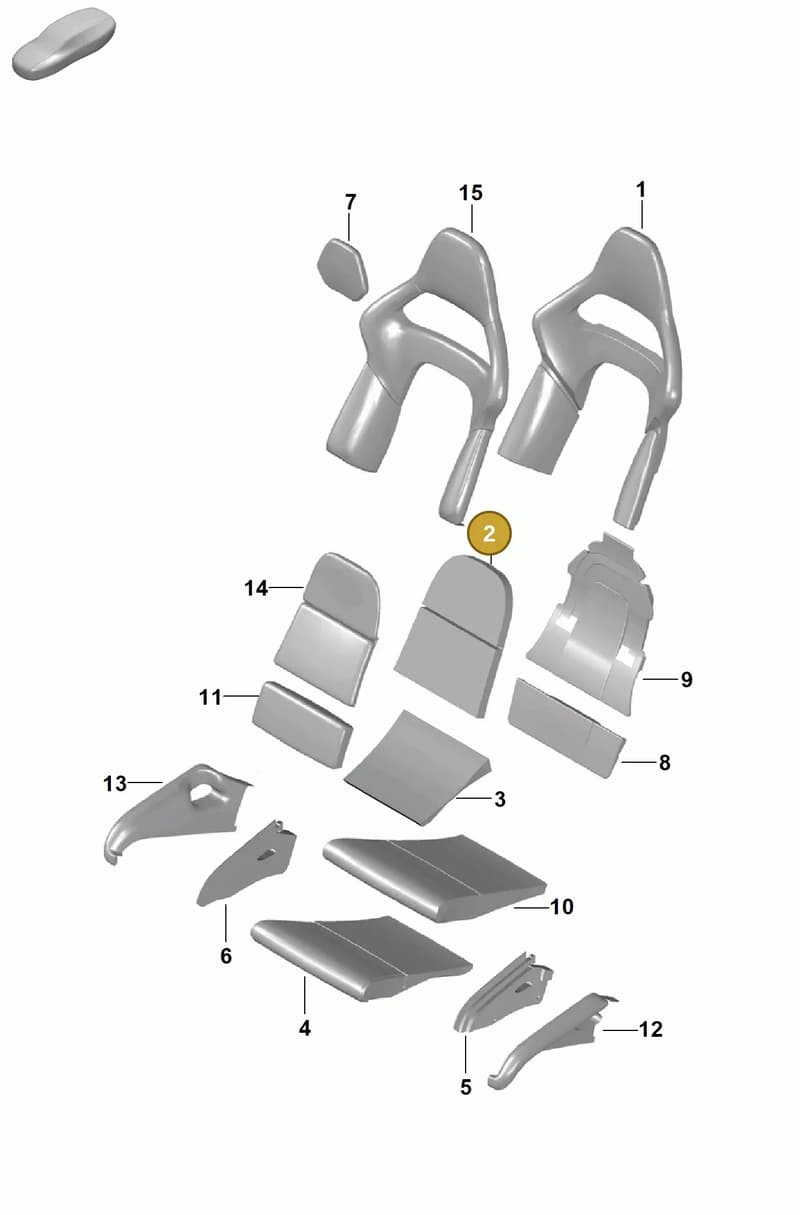 99165315600 — Porsche Boxster Spyder (2019-2020) diagram p54817310, position 2