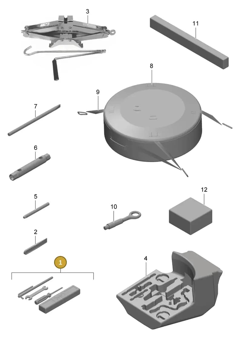 9917012861G — Porsche 911 (2013-2020) diagram p41001000, position 1