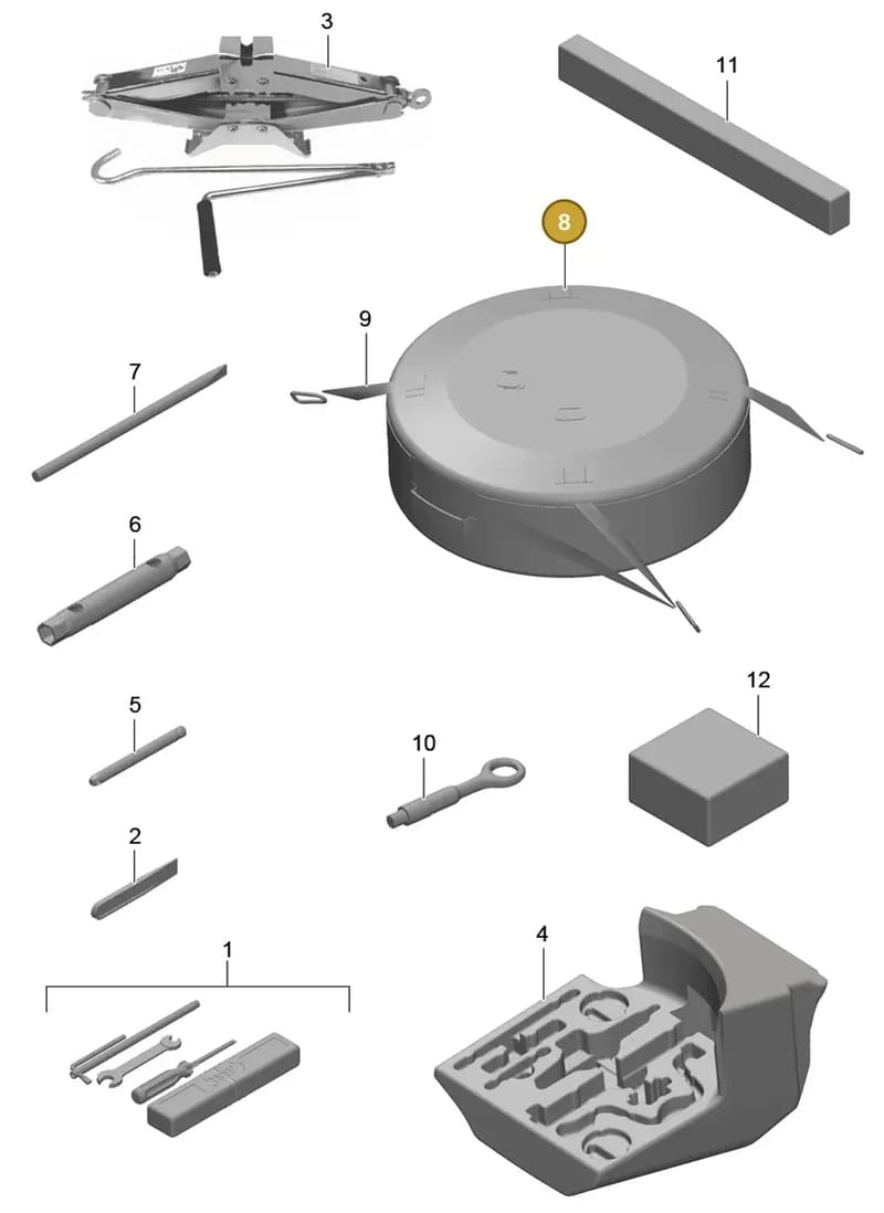 99170153100 — Porsche 991 Carrera 4 (2011-2016) diagram p38001000, position 8