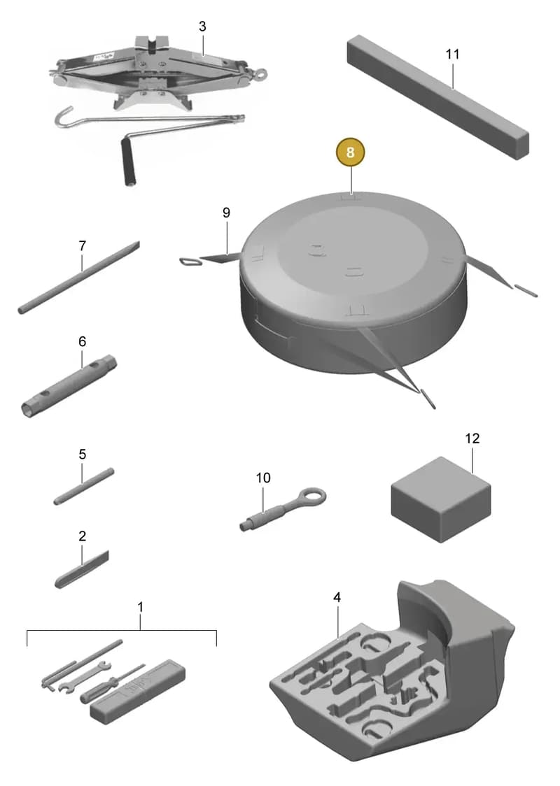 99170153100 — Porsche 911 (2013-2020) diagram p41001000, position 8