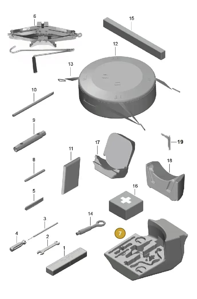 99172210100 — Porsche Boxster (2016-2019) diagram p48001000, position 7