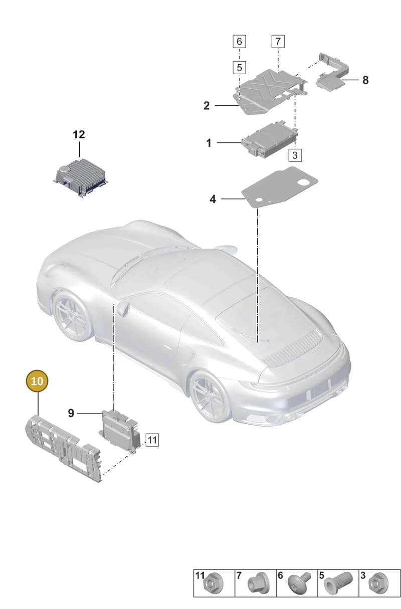 992035251 — Porsche 911 (2020-2022) diagram p57911100, position 10