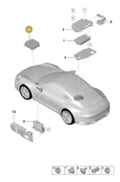 992035465E Porsche Amplifiers