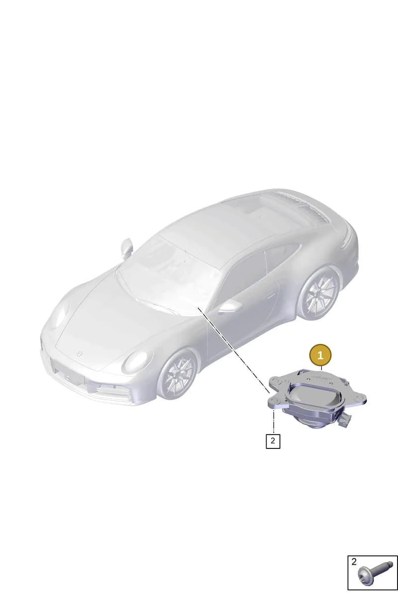 992035481 — Porsche 911 (2024-2025) diagram p63914300, position 1