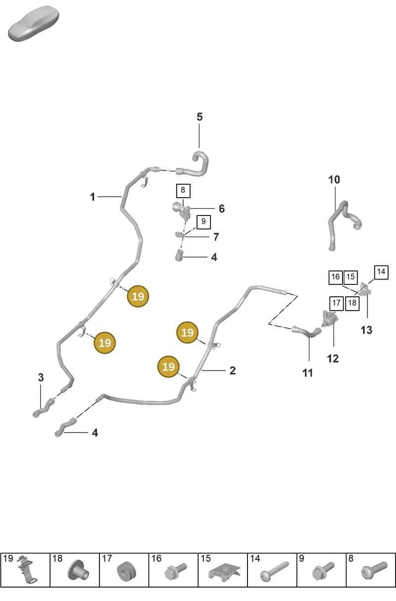 992121093B — Porsche 911 (2024-2025) diagram p53105500, position 19
