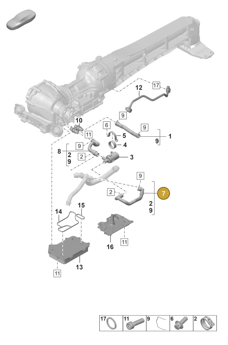 992121102A — Porsche 911 (2020-2022) diagram p53304110, position 7