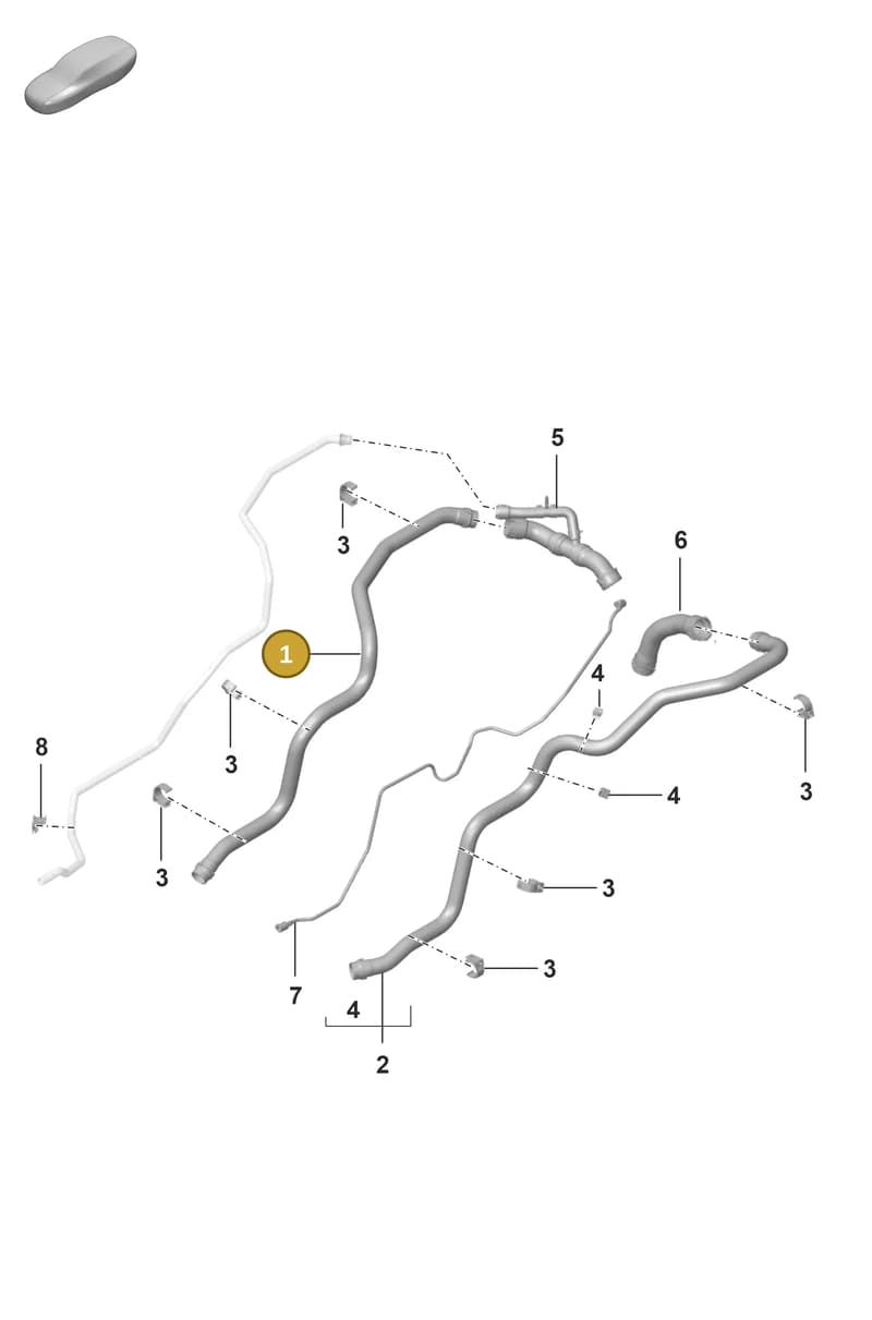 992121568 — Porsche 911 (2021-2022) diagram p59105400, position 1