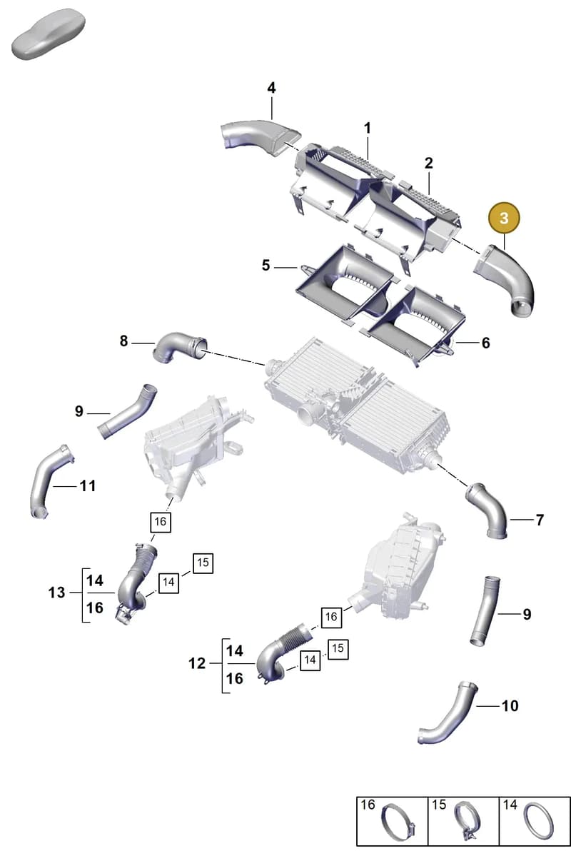 992129509B — Porsche 911 (2024-2025) diagram p63107250, position 3