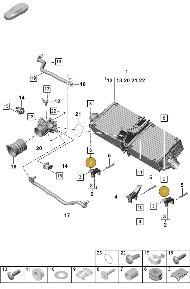 992145219 — Porsche 911 (2020-2022) diagram p57107200, position 7
