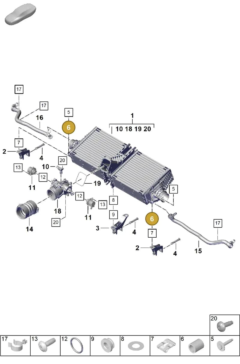 992145219 — Porsche 911 (2024-2025) diagram p63107200, position 6