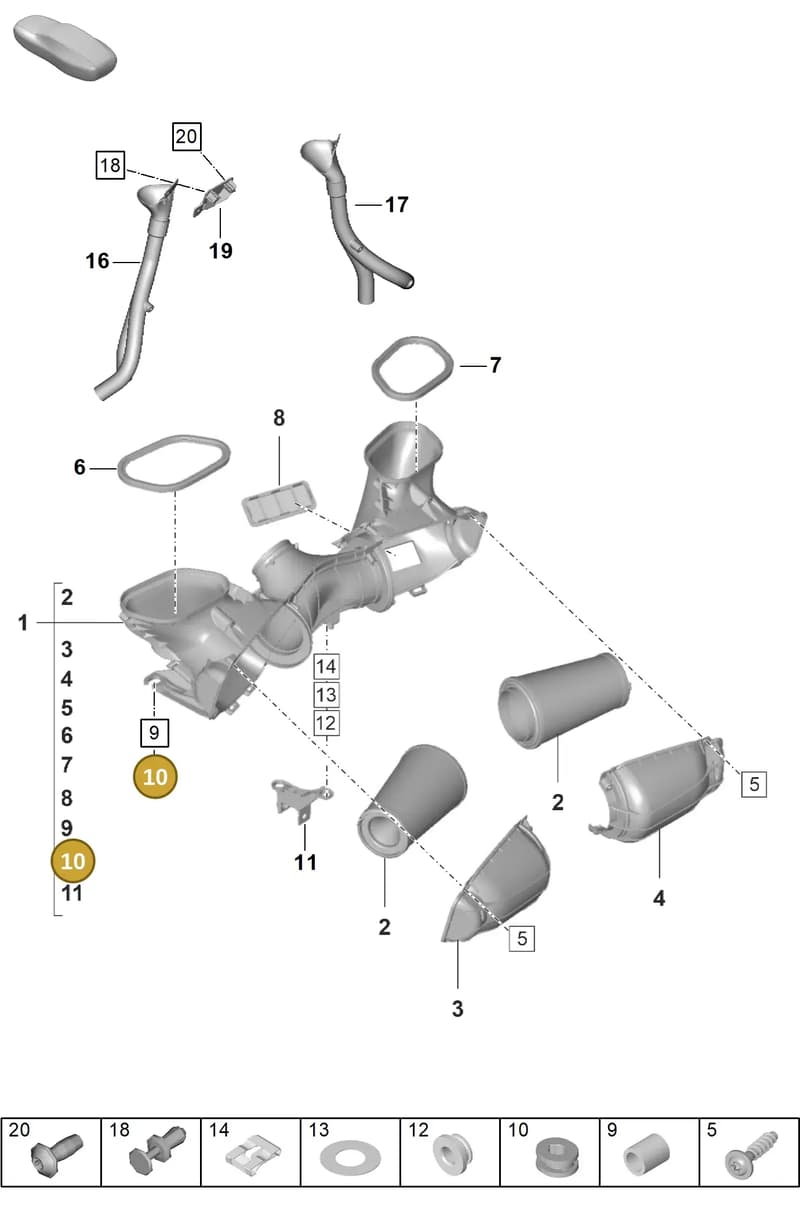 992145633 — Porsche 911 (2021-2022) diagram p59106000, position 10