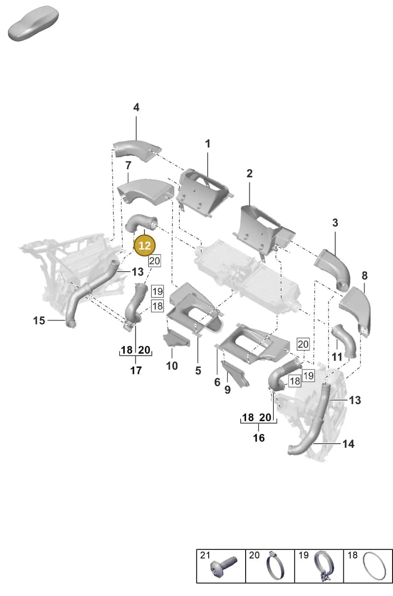 992145738 — Porsche 911 (2018-2024) diagram p53107250, position 12