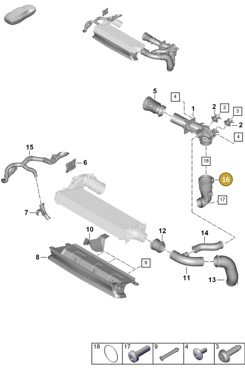 992145784A — Porsche 911 (2024-2025) diagram p63107260, position 16