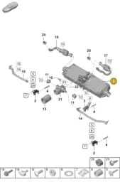 992145805D Porsche Charge Air Cooler