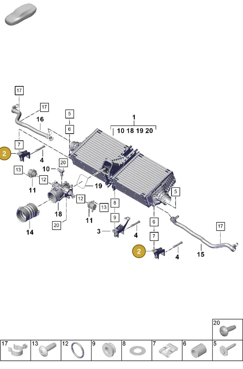 992145842A — Porsche 911 (2024-2025) diagram p63107200, position 2