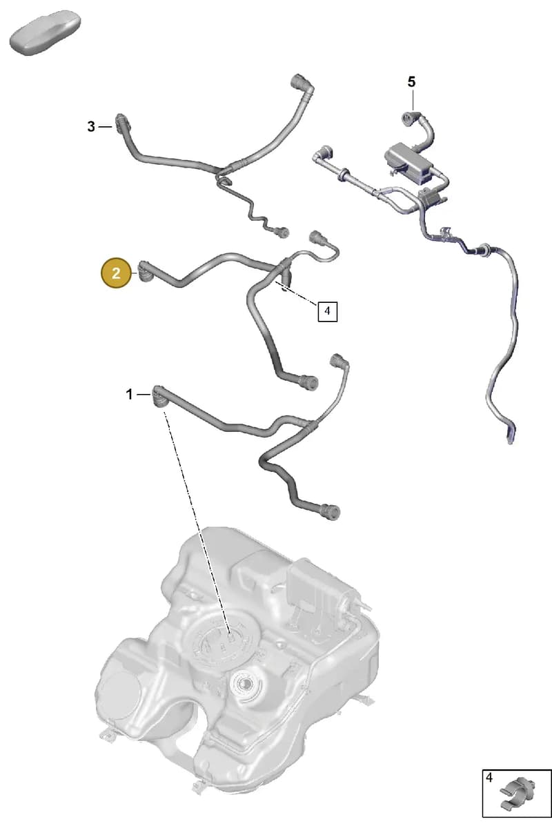 992201123A — Porsche 911 (2024-2025) diagram p63107300, position 2