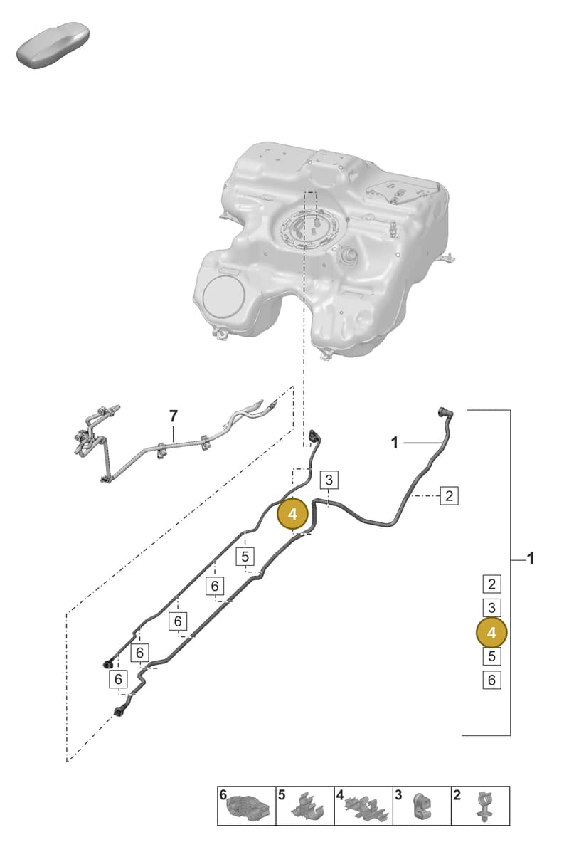 992201171A — Porsche 911 (2021-2022) diagram p53201100, position 4