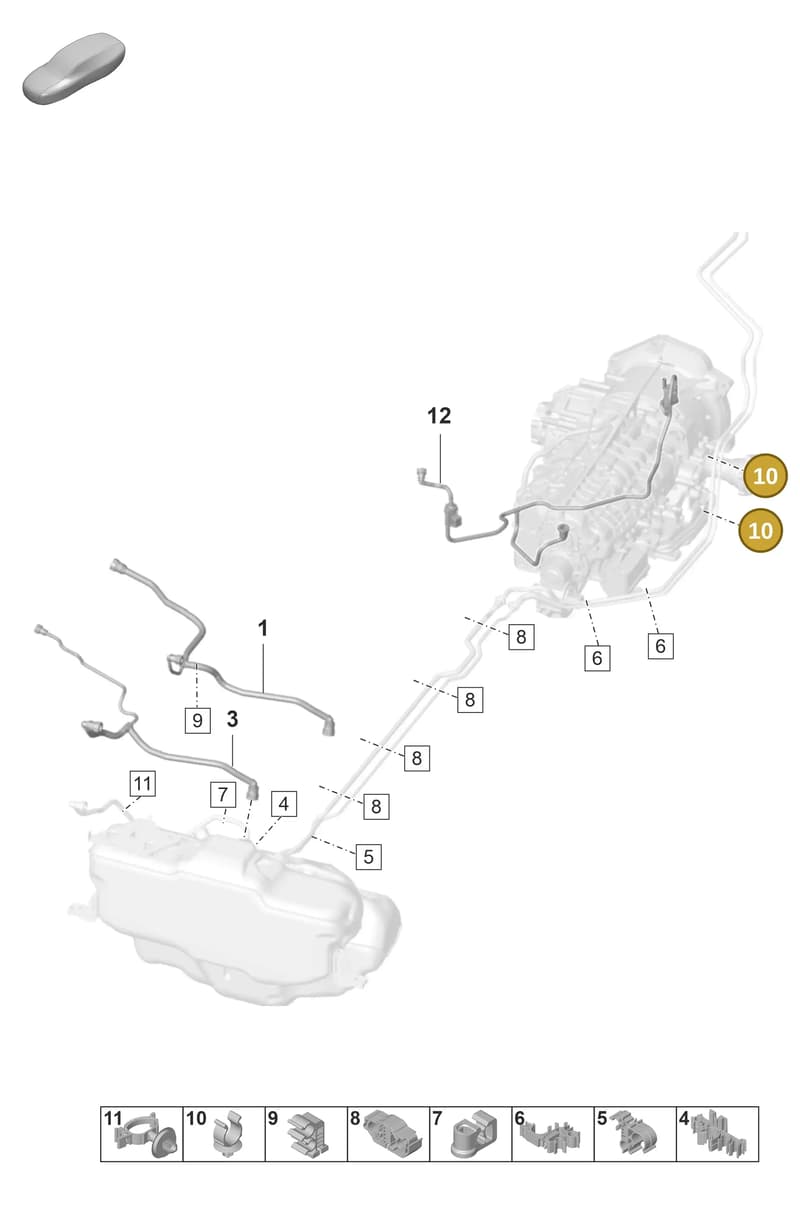 992201171G — Porsche 911 (2021-2022) diagram p59107300, position 10