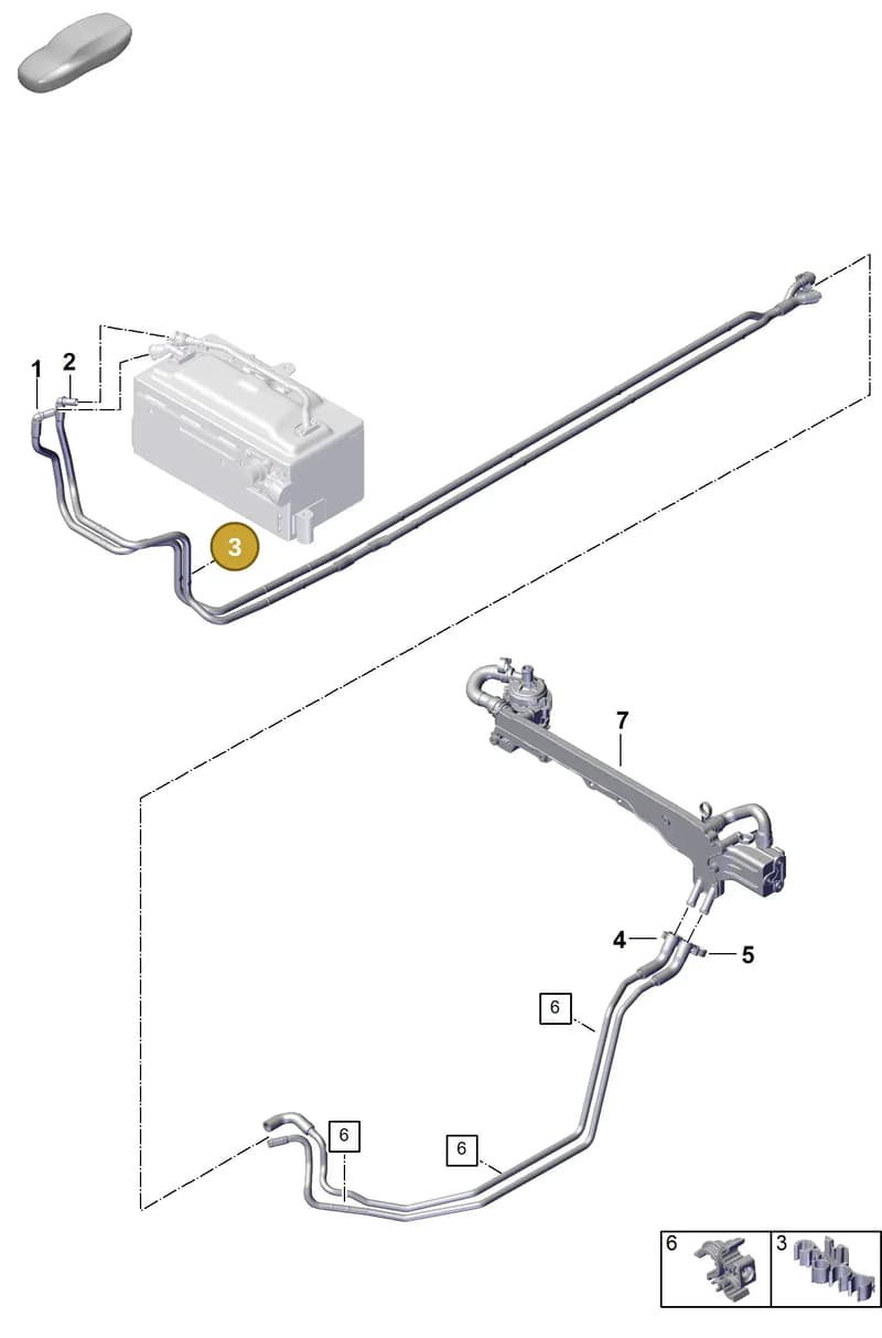 992201171L — Porsche 911 (2024-2025) diagram p63251050, position 3