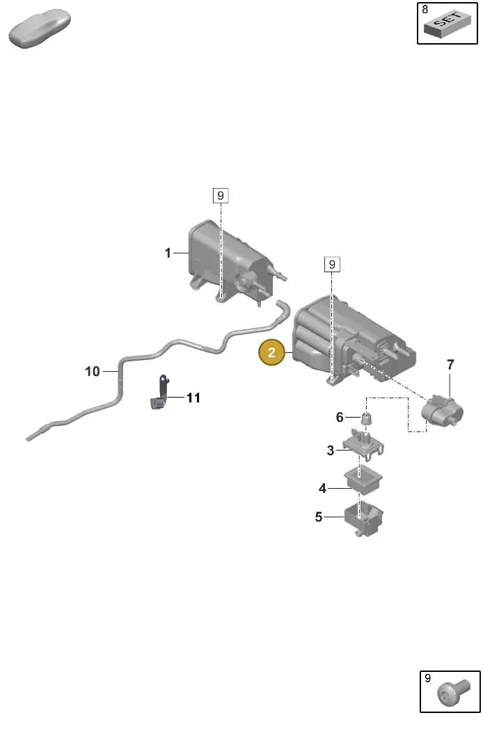 992201801AE — Porsche 911 (2024-2025) diagram p63201200, position 2