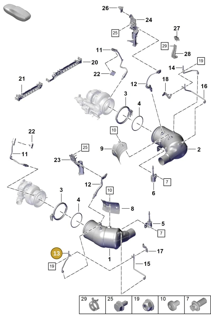 992251169B — Porsche 911 (2020-2022) diagram p57202200, position 13