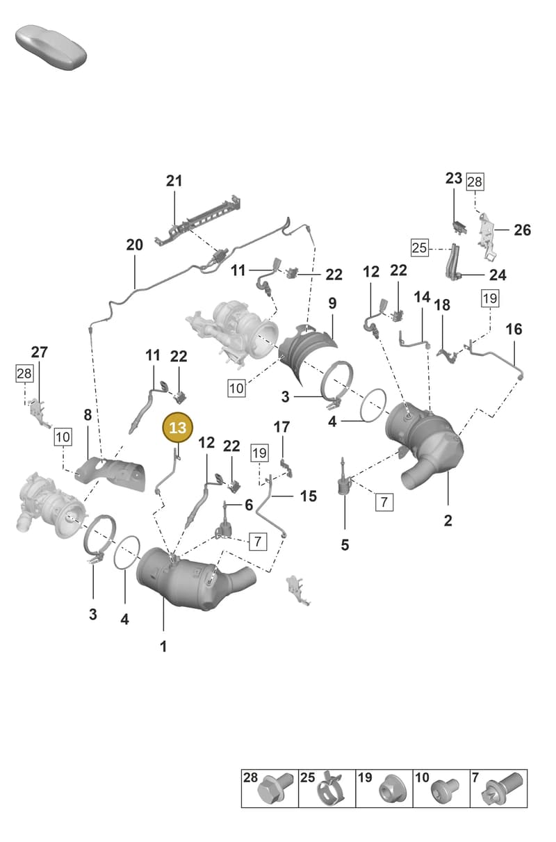 992251169B — Porsche 911 (2024-2025) diagram p53202200, position 13