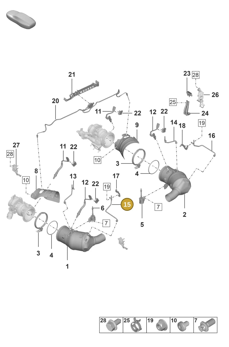 992251171A — Porsche 911 (2018-2024) diagram p53202200, position 15