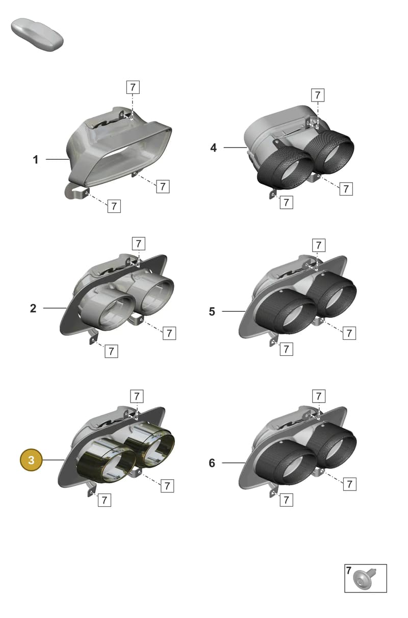 992251187AS — Porsche 911 (2018-2024) diagram p53202400, position 3