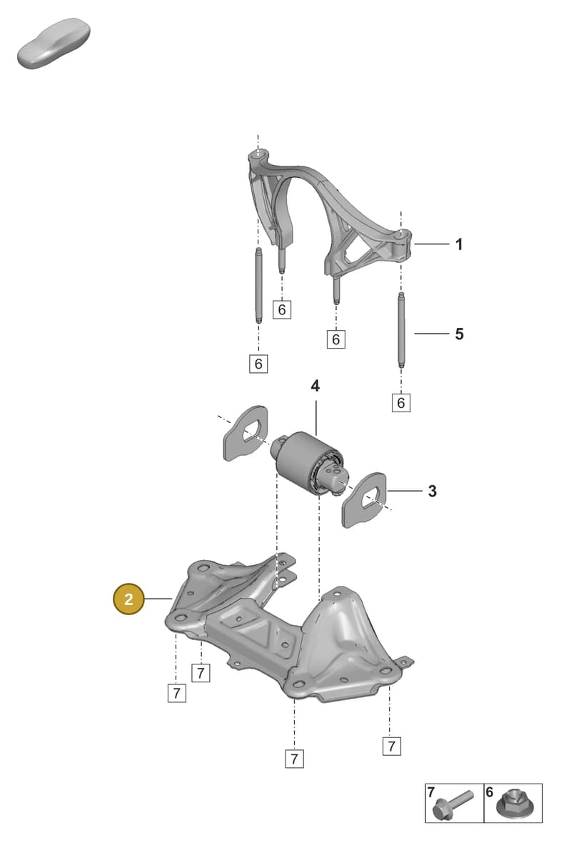 992399107B — Porsche 911 (2018-2024) diagram p53306000, position 2