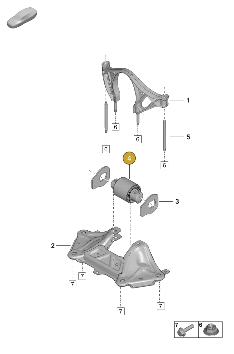 992399151C — Porsche 911 (2024-2025) diagram p53306000, position 4