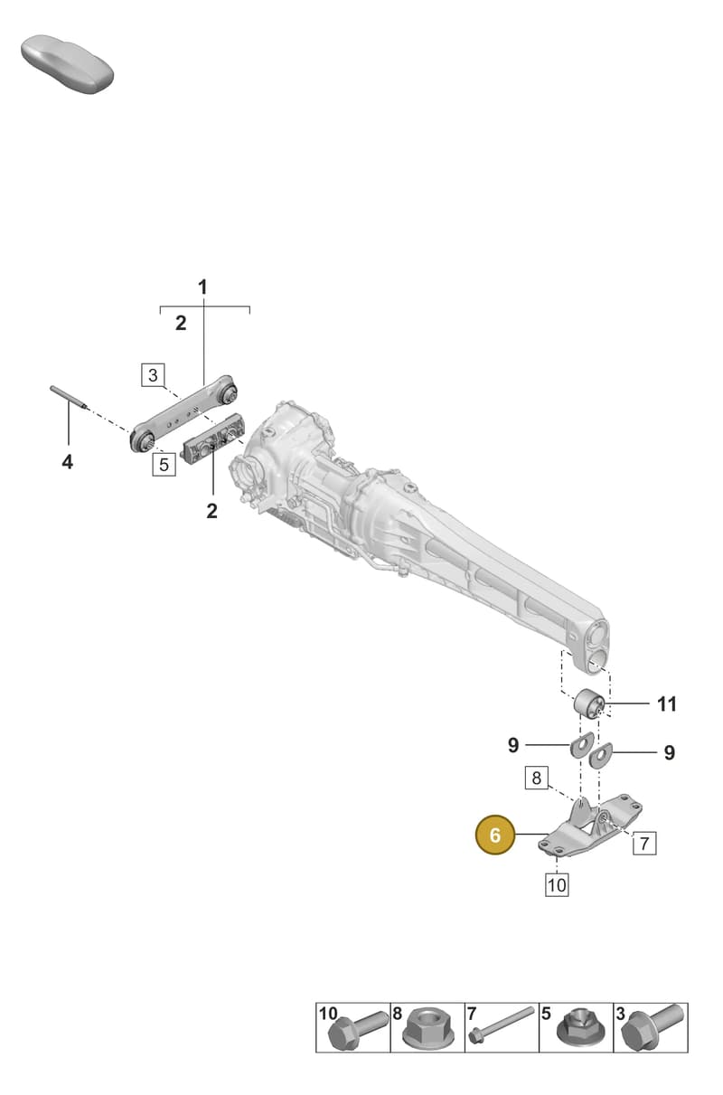 992399227 — Porsche 911 (2024-2025) diagram p53304300, position 6