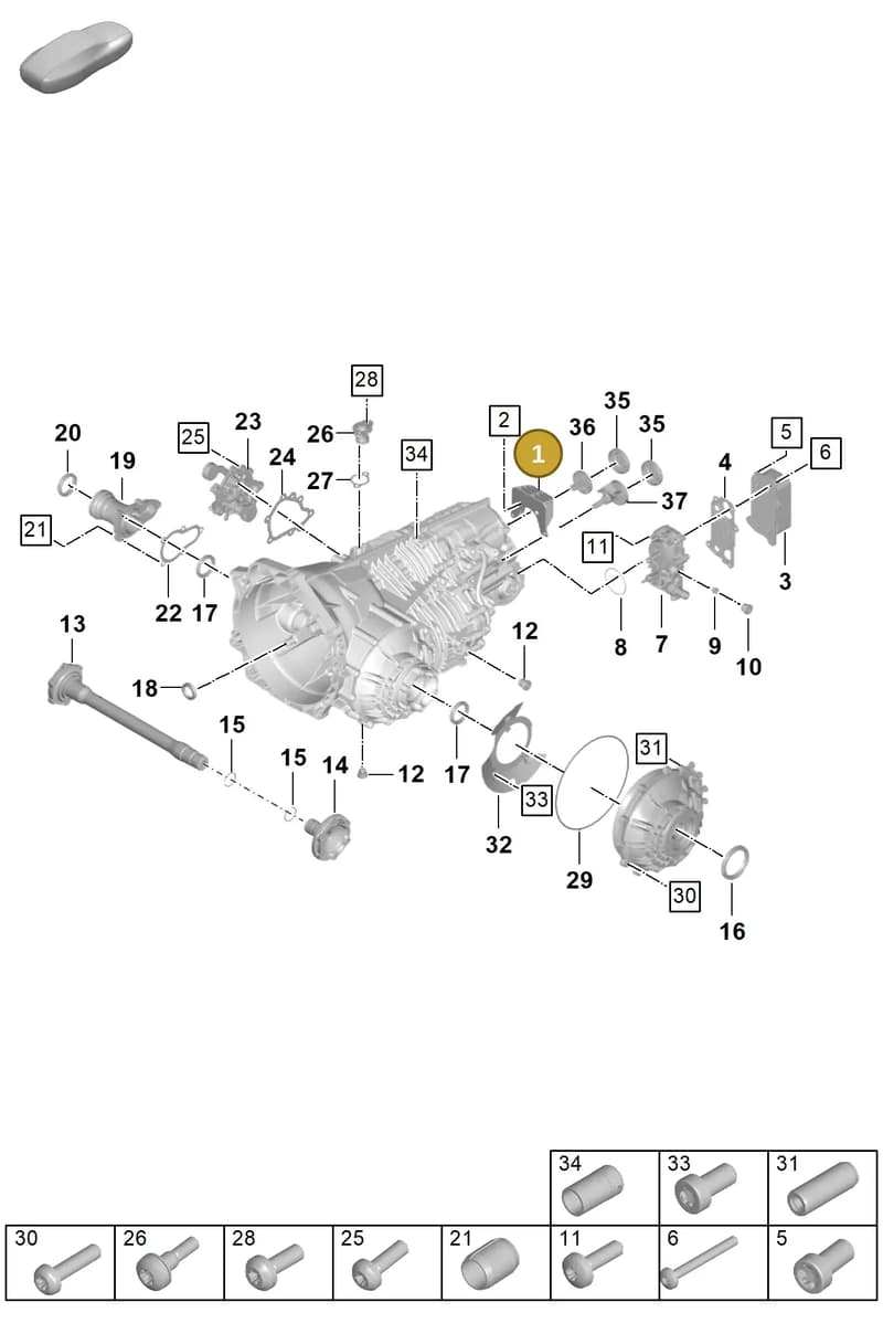 992399541 — Porsche 911 (2021-2022) diagram p59301100, position 1