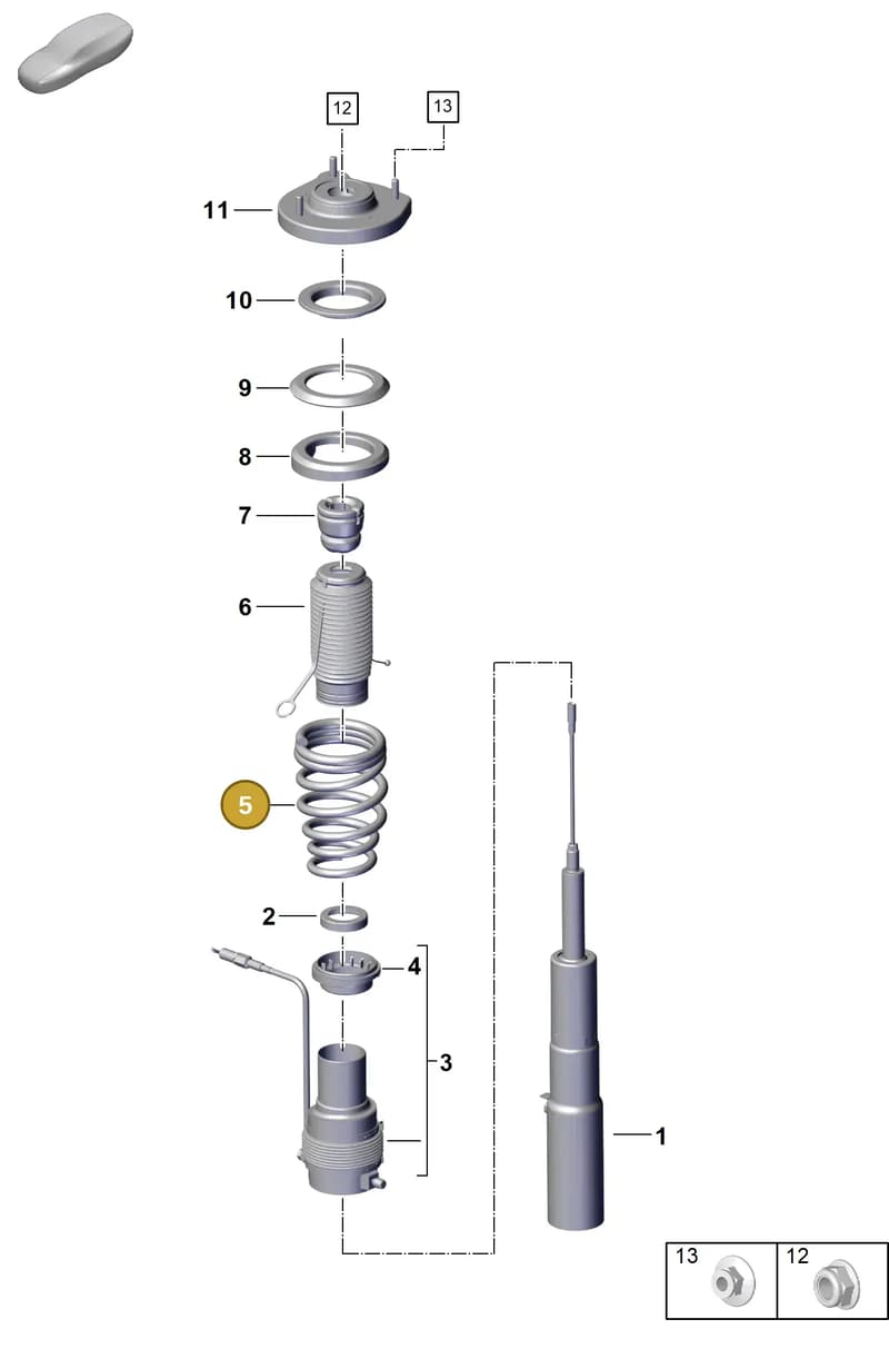 992411105AL504 — Porsche 911 (2024-2025) diagram p63402000, position 5