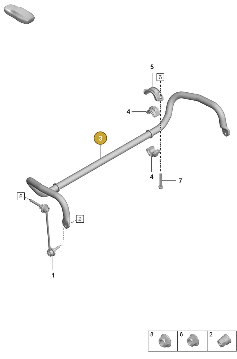 992411303Y — Porsche 911 (2018-2024) diagram p53402020, position 3