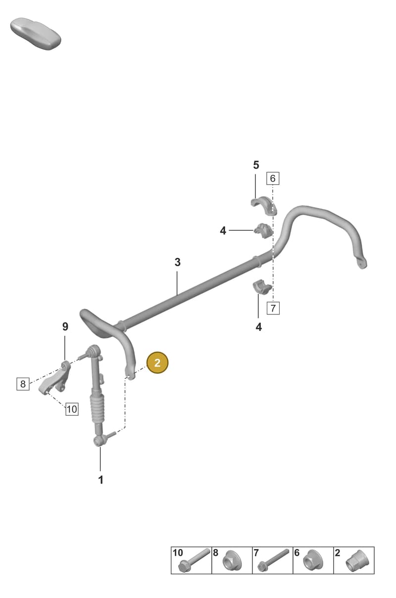 992411618 — Porsche 911 (2018-2024) diagram p53402010, position 2
