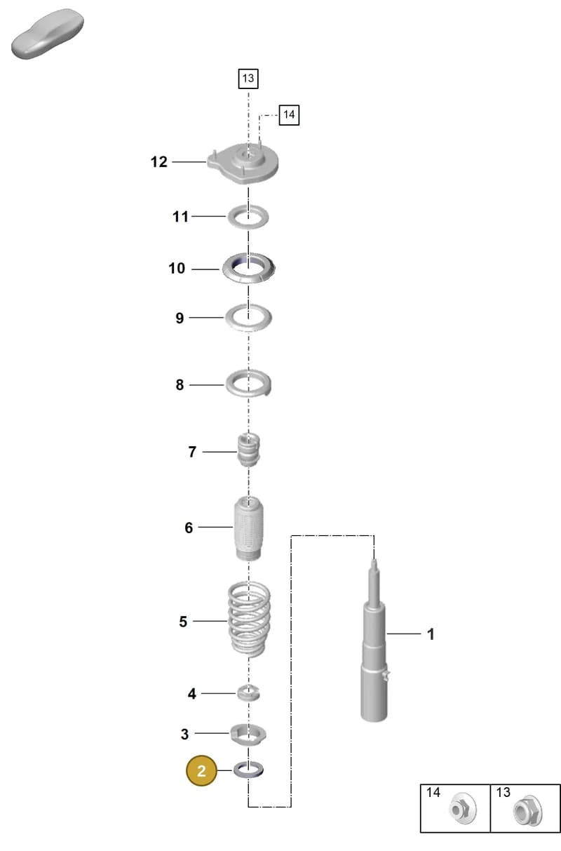 992412066 — Porsche 911 (2024-2025) diagram p57402000, position 2