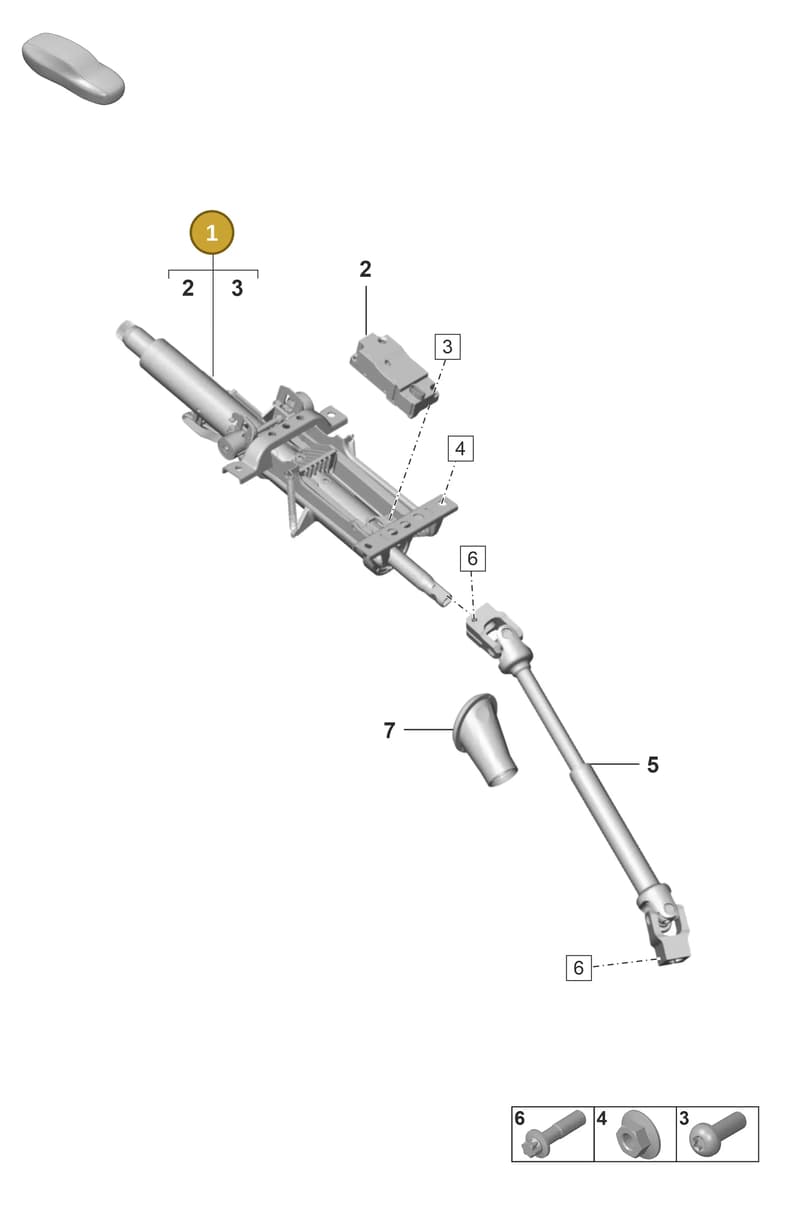 992419506H — Porsche 911 (2021-2022) diagram p59403300, position 1