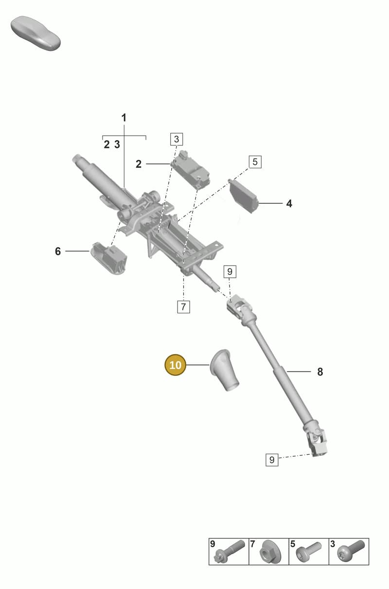 992419523B — Porsche 911 (2024-2025) diagram p53403300, position 10