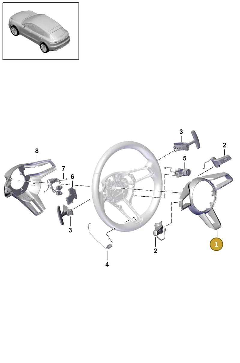 992419732IG6 — Porsche Macan R4 TFSI (2018-) diagram p52403020, position 1