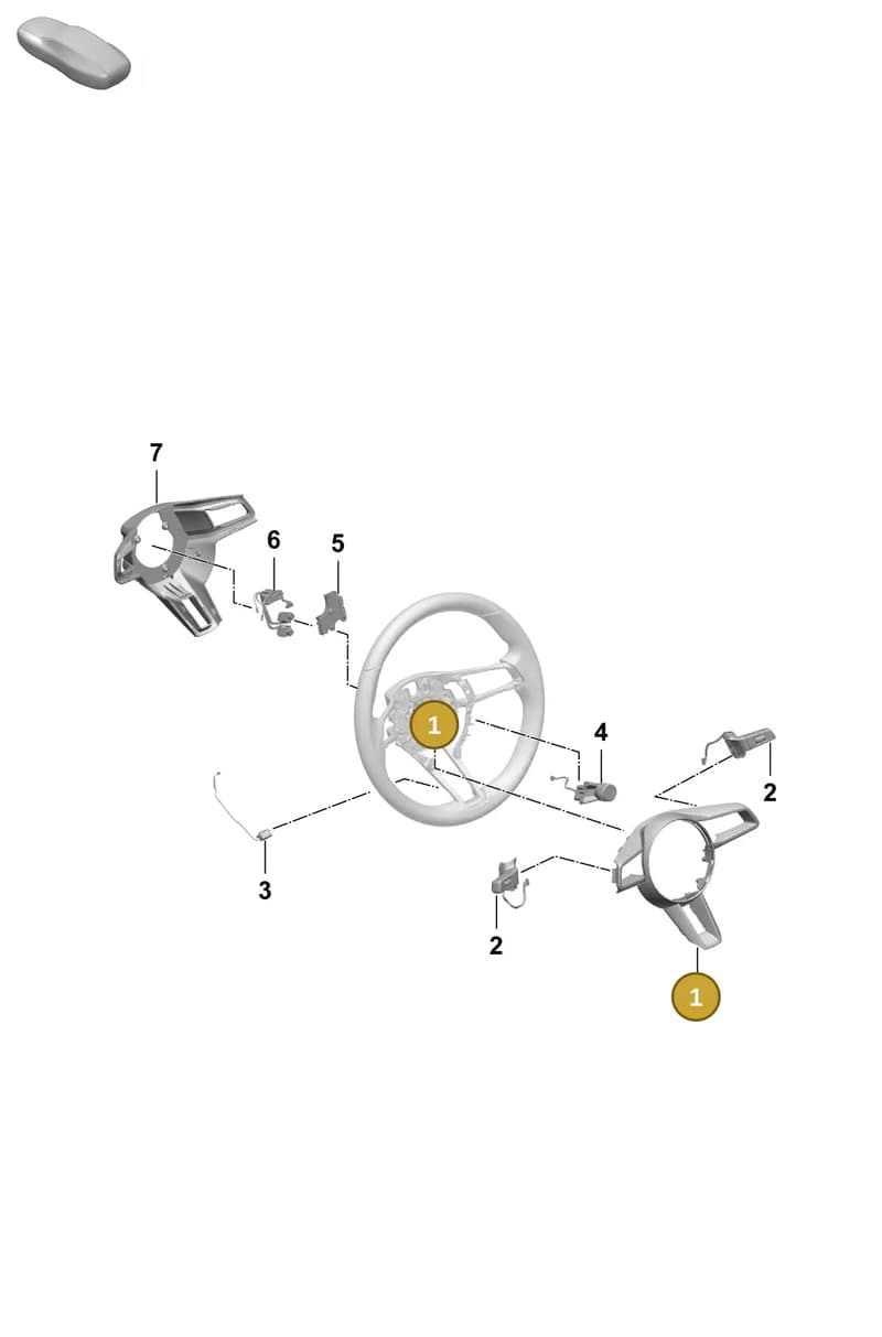 992419732JID6 — Porsche Macan 4 (2024-) diagram p61403245, position 1
