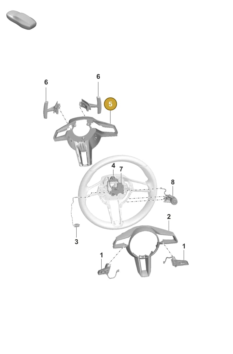 992419798C5Q0 — Porsche 992 Carrera Coupe (2024-) diagram p53403240, position 5