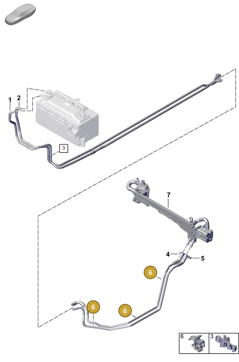 992501139 — Porsche 911 (2024-2025) diagram p63251050, position 6