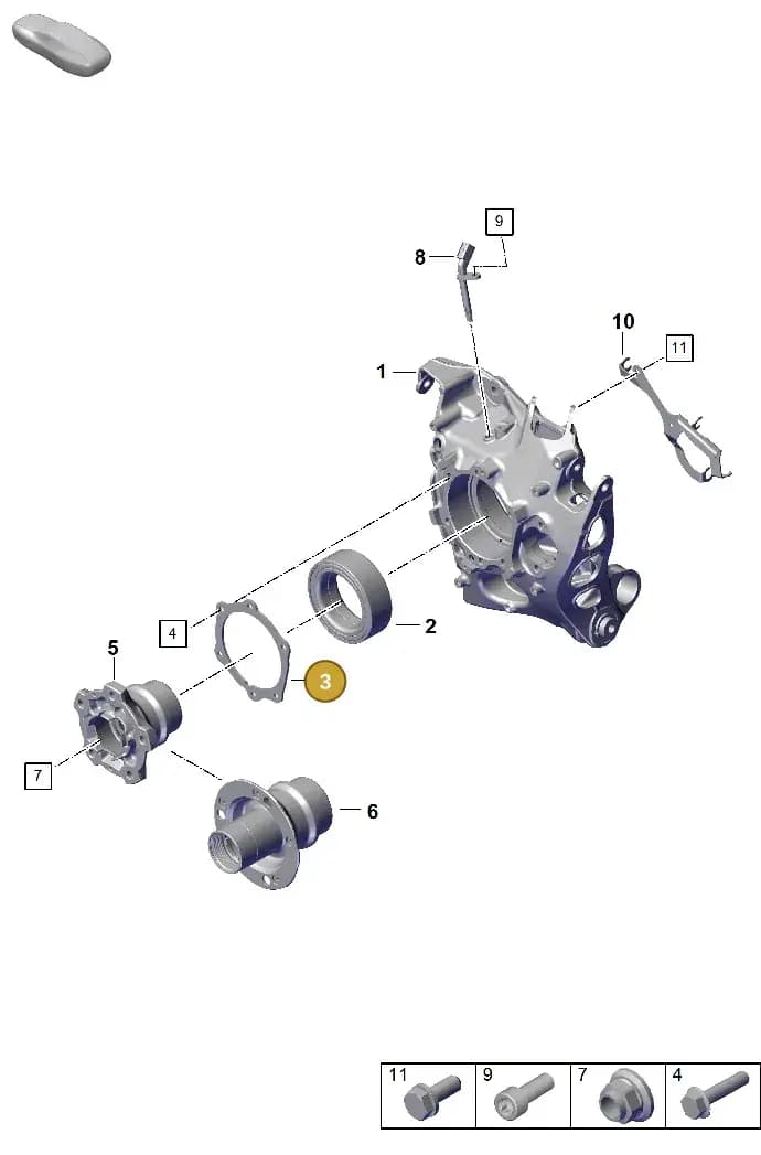 992501772 — Porsche 911 (2024-2025) diagram p63501020, position 3