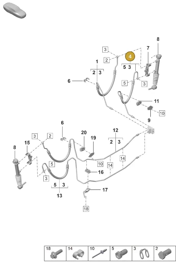 992511802A — Porsche 911 (2024-2025) diagram p53402120, position 4