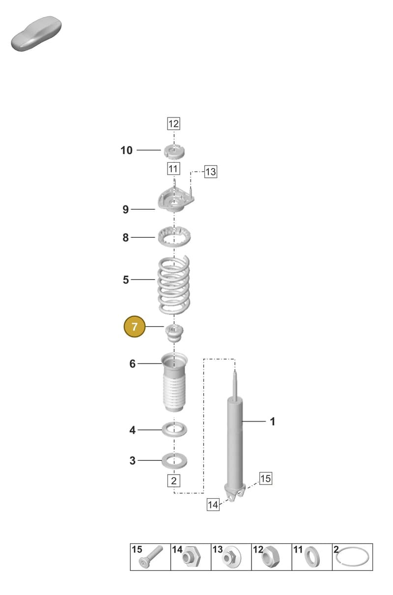 992512131 — Porsche 911 (2020-2022) diagram p53502000, position 7